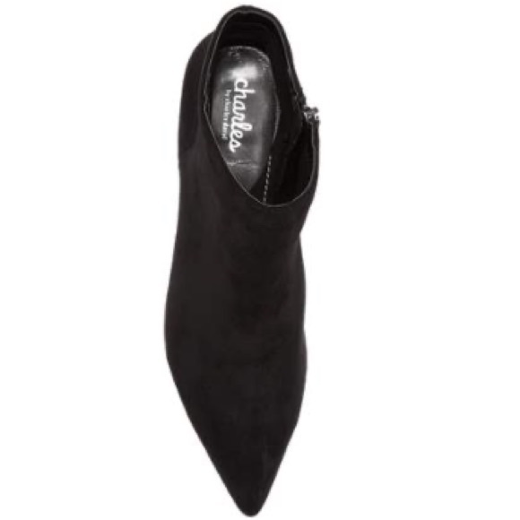 Charles by Charles David Kannon Micro Suede Kitten Heel Booties - Picture 5 of 17